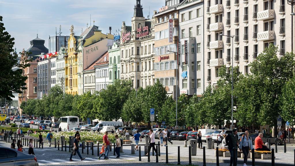 Black & White Apartment Prague By Wenceslas Square And Muzeum Esterno foto